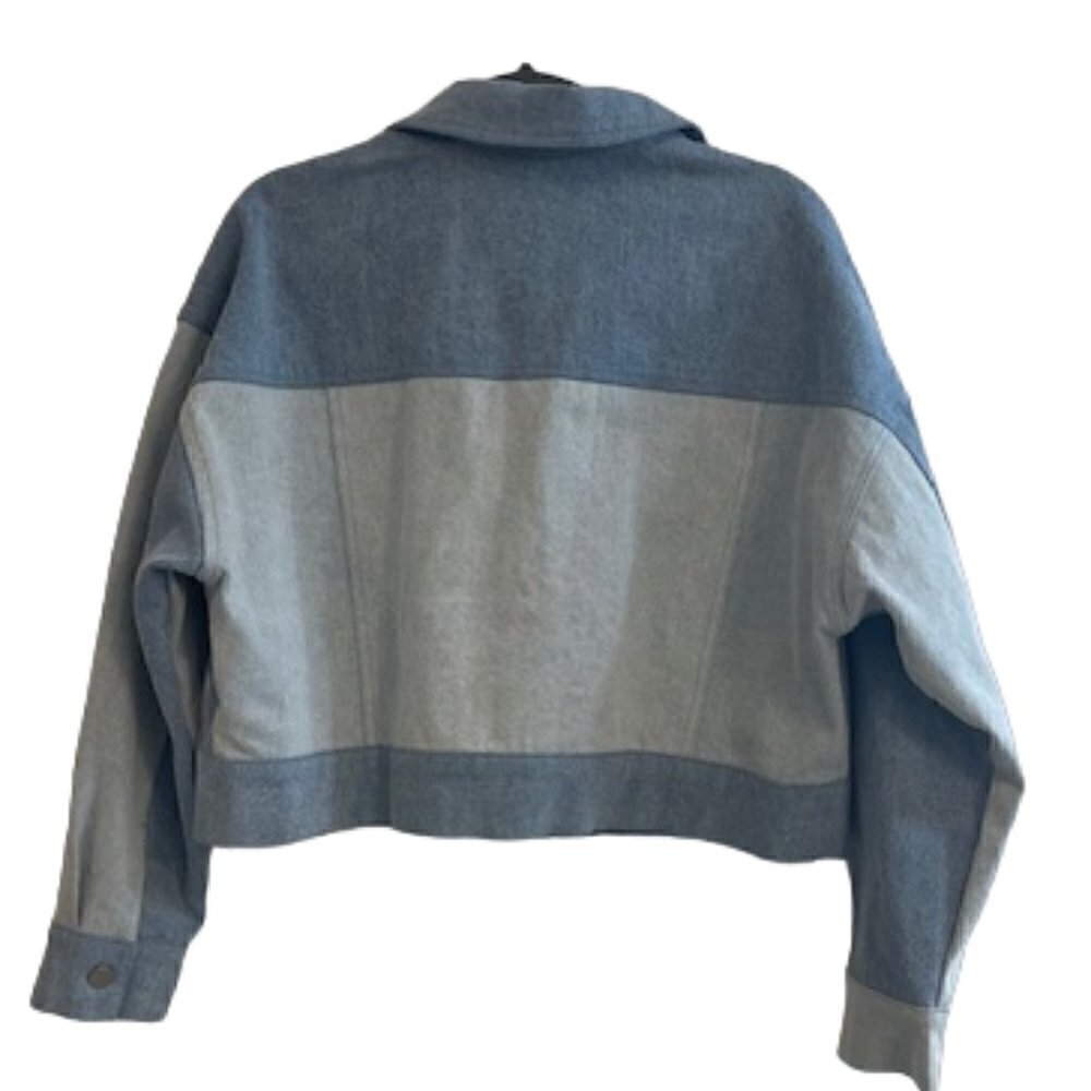 Le Lis Denim Patchwork Jacket, Women's Size M - Picture 3 of 6